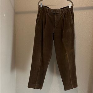 Men's olive green Corduroy Pants from Línea Naturale 100 •/• cotton
